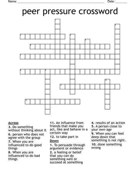 Pressure crossword clue 6 letters - The Crossword Solver found 30 answers to "Relented, ... under pressure (slang)", 5 letters crossword clue. The Crossword Solver finds answers to classic crosswords and cryptic crossword puzzles. Enter the length or pattern for better results. Click the answer to find similar crossword clues . Enter a Crossword Clue.